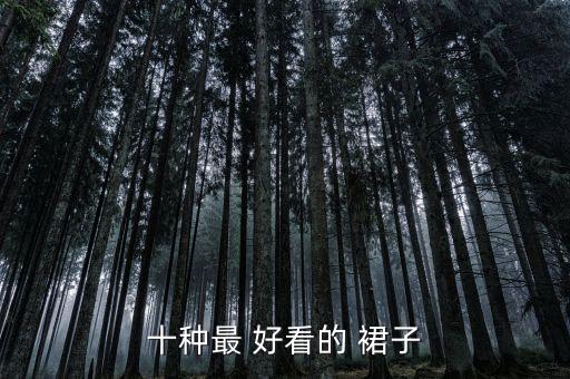 十种最 好看的 裙子