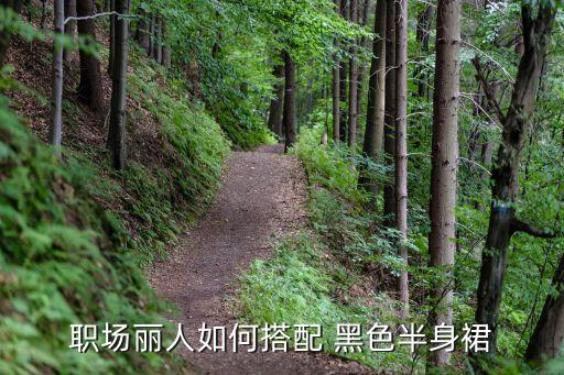 职场丽人如何搭配 黑色半身裙