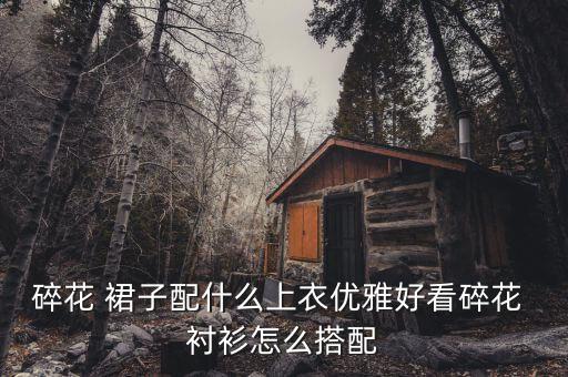 碎花 裙子配什么上衣优雅好看碎花 衬衫怎么搭配