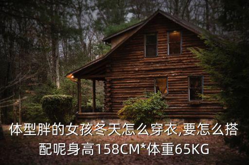 体型胖的女孩冬天怎么穿衣,要怎么搭配呢身高158CM*体重65KG