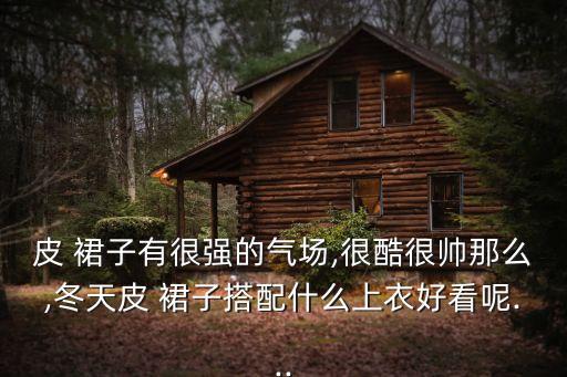 皮 裙子有很强的气场,很酷很帅那么,冬天皮 裙子搭配什么上衣好看呢...