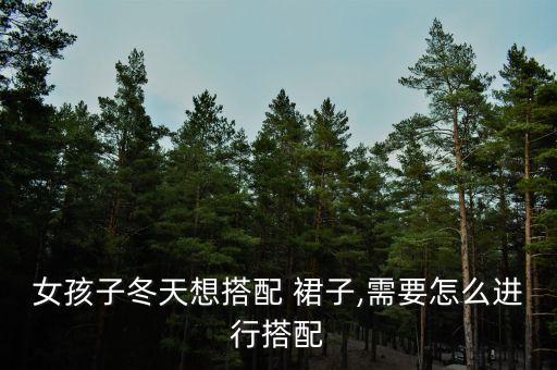女孩子冬天想搭配 裙子,需要怎么进行搭配