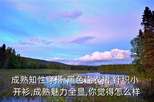 成熟知性穿搭:黑色连衣裙 针织小 开衫,成熟魅力全显,你觉得怎么样