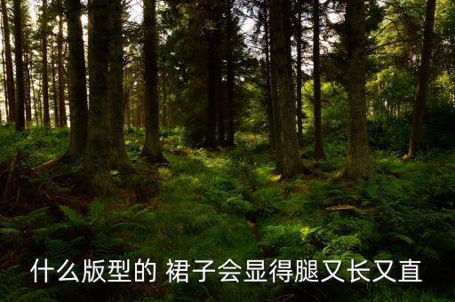 什么版型的 裙子会显得腿又长又直
