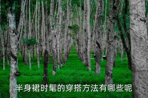 半身裙时髦的穿搭方法有哪些呢