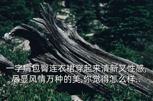 一字肩包臀连衣裙穿起来清新又性感,尽显风情万种的美,你觉得怎么样...