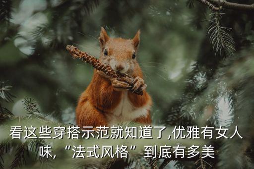 看这些穿搭示范就知道了,优雅有女人味,“法式风格”到底有多美