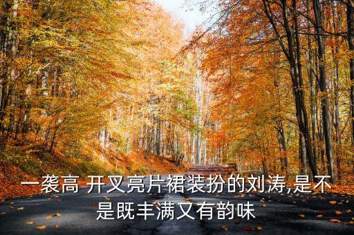 一袭高 开叉亮片裙装扮的刘涛,是不是既丰满又有韵味