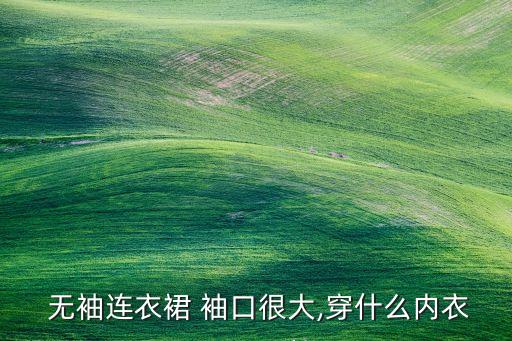  无袖连衣裙 袖口很大,穿什么内衣