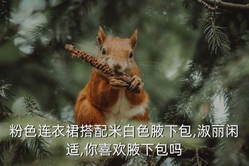 粉色连衣裙搭配米白色腋下包,淑丽闲适,你喜欢腋下包吗