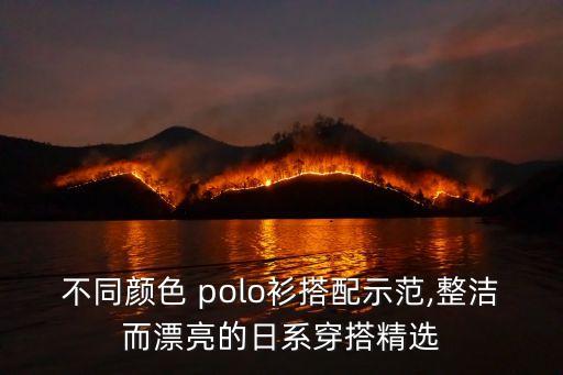 不同颜色 polo衫搭配示范,整洁而漂亮的日系穿搭精选