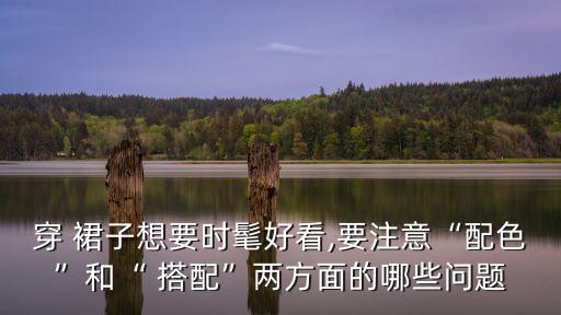 穿 裙子想要时髦好看,要注意“配色”和“ 搭配”两方面的哪些问题