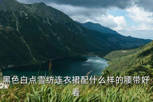 黑色白点雪纺连衣裙配什么样的腰带好看