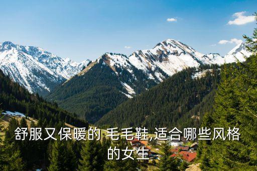 舒服又保暖的 毛毛鞋,适合哪些风格的女生
