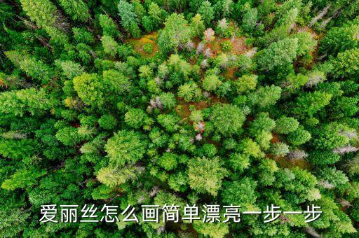  爱丽丝怎么画简单漂亮一步一步