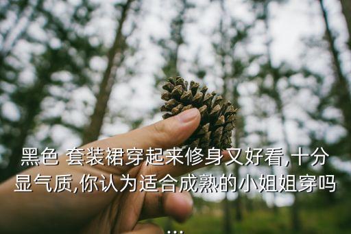 黑色 套装裙穿起来修身又好看,十分显气质,你认为适合成熟的小姐姐穿吗...