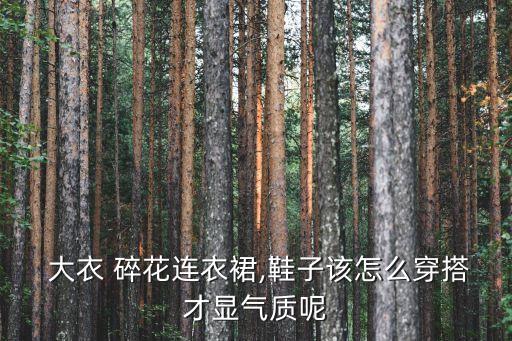  大衣 碎花连衣裙,鞋子该怎么穿搭才显气质呢