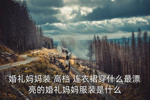 婚礼妈妈装 高档 连衣裙穿什么最漂亮的婚礼妈妈服装是什么