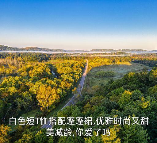 白色短T恤搭配蓬蓬裙,优雅时尚又甜美减龄,你爱了吗