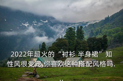 2022年超火的“衬衫 半身裙”知性风很受宠,你喜欢这种搭配风格吗...