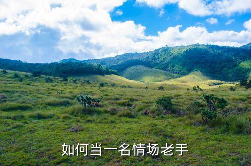 如何当一名情场老手