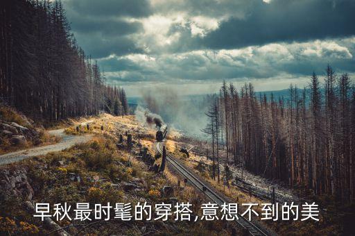 早秋最时髦的穿搭,意想不到的美