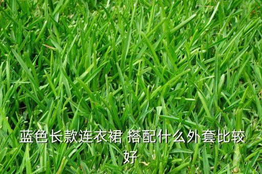  蓝色长款连衣裙 搭配什么外套比较好
