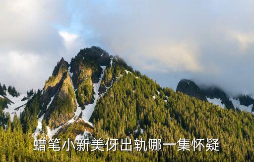 蜡笔小新美伢出轨哪一集怀疑