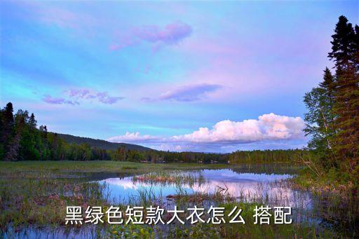 黑绿色短款大衣怎么 搭配
