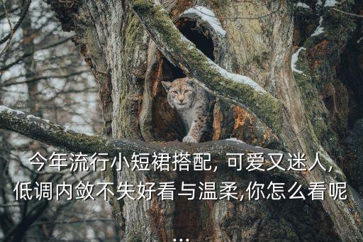 今年流行小短裙搭配, 可爱又迷人,低调内敛不失好看与温柔,你怎么看呢...