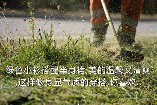 绿色小衫搭配半身裙,美的温馨又清爽,这样修身显气质的穿搭,你喜欢...