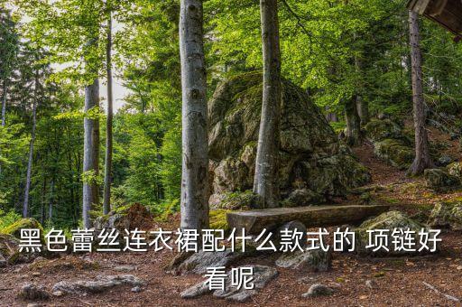黑色蕾丝连衣裙配什么款式的 项链好看呢