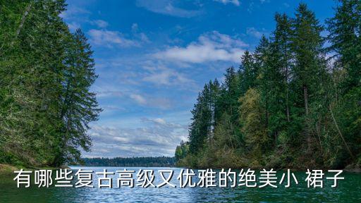 有哪些复古高级又优雅的绝美小 裙子
