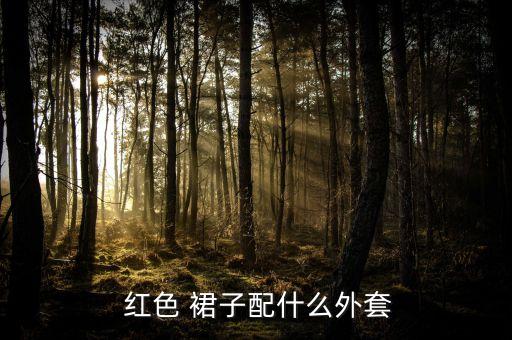  红色 裙子配什么外套