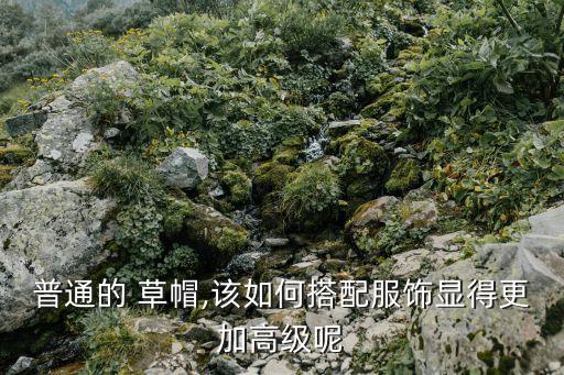 普通的 草帽,该如何搭配服饰显得更加高级呢