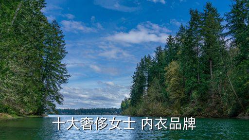 十大奢侈女士 内衣品牌