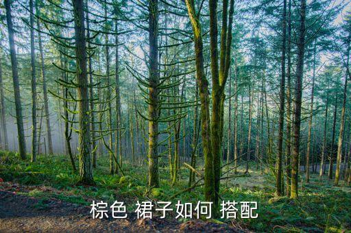 棕色 裙子如何 搭配