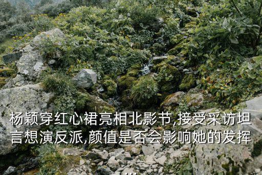 杨颖穿红心裙亮相北影节,接受采访坦言想演反派,颜值是否会影响她的发挥...