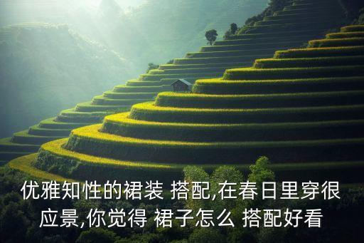 优雅知性的裙装 搭配,在春日里穿很应景,你觉得 裙子怎么 搭配好看