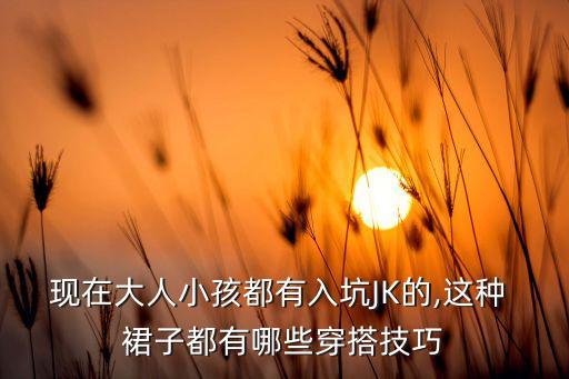 现在大人小孩都有入坑JK的,这种 裙子都有哪些穿搭技巧