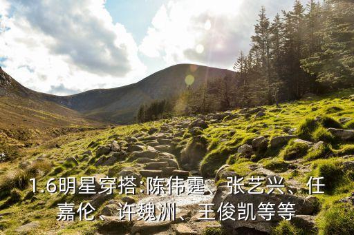 1.6明星穿搭:陈伟霆、张艺兴、任嘉伦、许魏洲、王俊凯等等