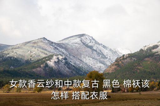 黑色棉袄搭配裙子,小棉袄怎么搭配裙子