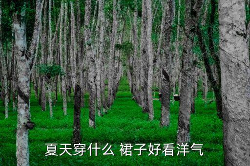 夏天穿什么 裙子好看洋气