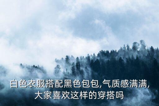 白色衣服搭配黑色包包,气质感满满,大家喜欢这样的穿搭吗