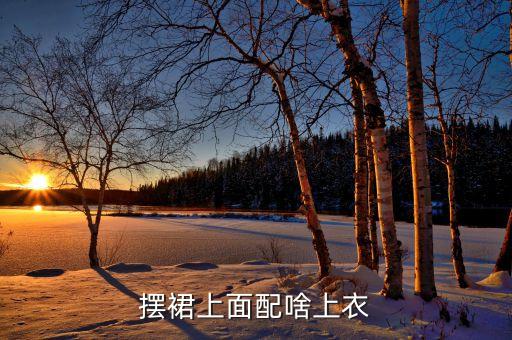 摆裙上面配啥上衣
