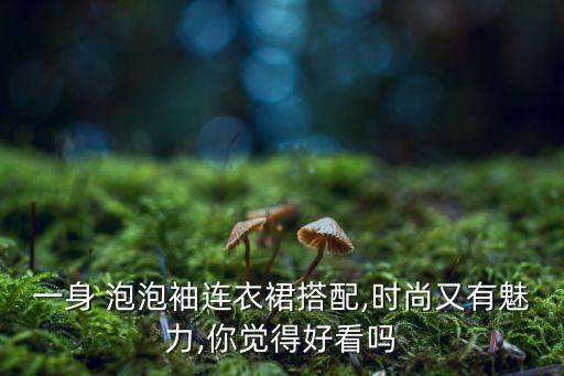一身 泡泡袖连衣裙搭配,时尚又有魅力,你觉得好看吗