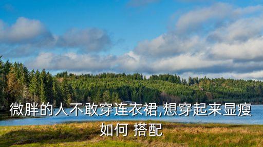 微胖的人不敢穿连衣裙,想穿起来显瘦如何 搭配