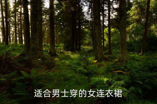 适合男士穿的女连衣裙