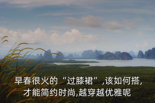  早春很火的“过膝裙”,该如何搭,才能简约时尚,越穿越优雅呢