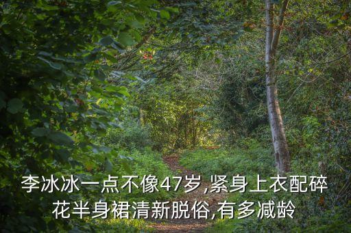 李冰冰一点不像47岁,紧身上衣配碎花半身裙清新脱俗,有多减龄